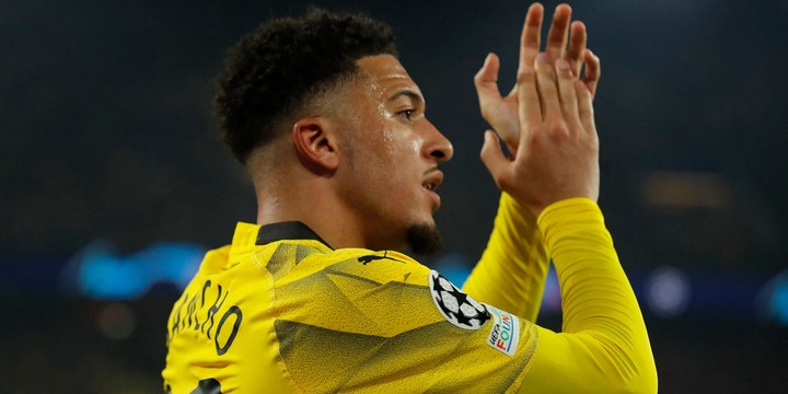 Jadon Sancho for Borussia Dortmund