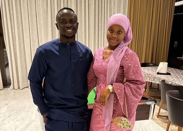 The ex-Liverpool star, 32, and Aisha Tamba, 19, christened daughter Aminata earlier this month