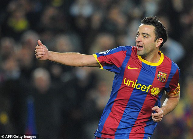 Rodriguez also put himself above legendary former Barcelona and Spain midfielder Xavi