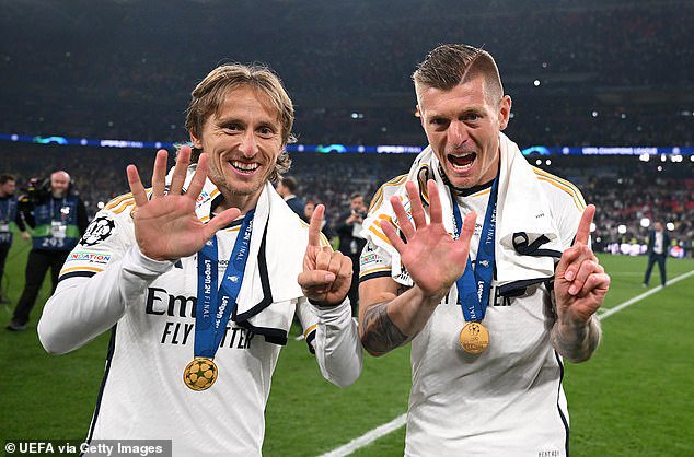 The 33-year-old believes he was better than Real Madrid legends Luka Modric and Toni Kroos