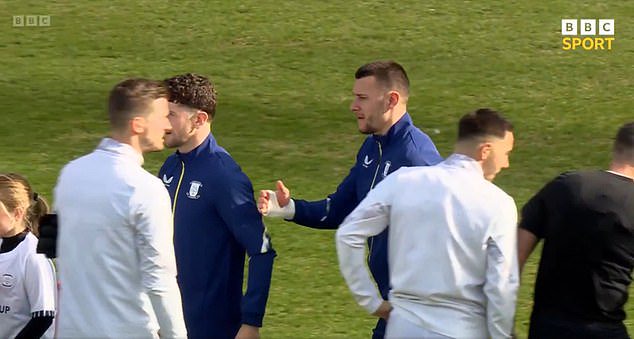 Burnley players, meanwhile, refused to shake his hand before the second game between two