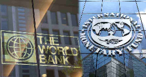 International Monetary Fund (IMF) and the World Bank are providing funding to Ghana