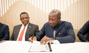 Sam George signs agreement with MTN