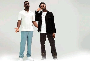 Sarkodie [L] and Kweku Flick