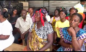 Some members of the Kejetia Petty Traders Association