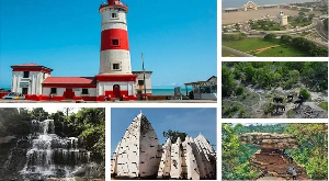 Some tourist sites in Ghana