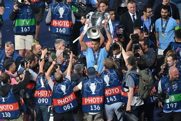 UEFA Champions League final football match between Inter Milan and Manchester City at the Ataturk Olympic Stadium 