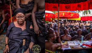 The queen mother of Mpasaaso No 2 has been restored to her position