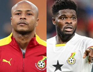 Dede Ayew and Thomas Partey