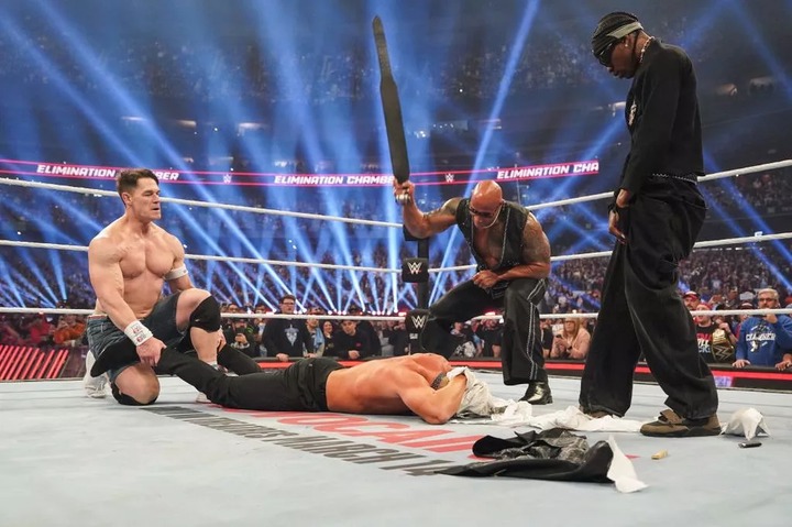 The moment will go down as WWE's most historic